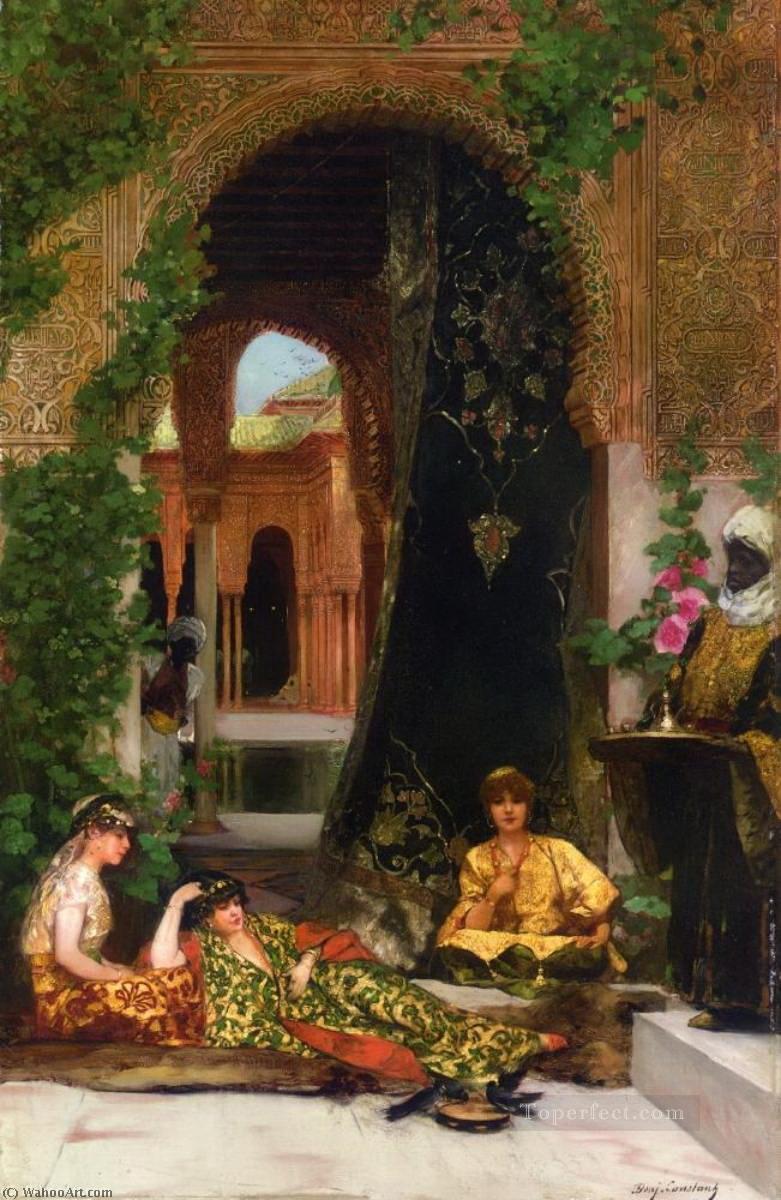 Harem Women Jean Joseph Benjamin Constant Orientalist Oil Paintings